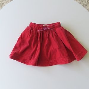 Mini Boden woven twirly Skirt, Formica Pink